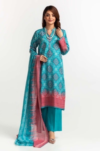 UAE -Lawn Printed Suit KJP-43153