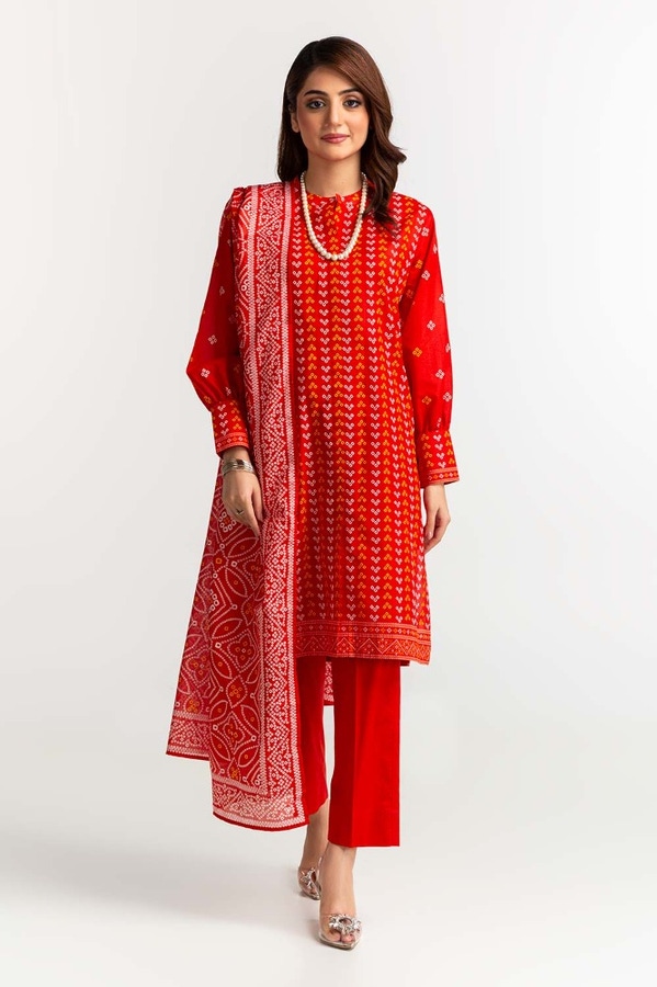 UAE -Lawn Printed Suit KJP-43158