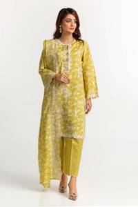 UAE -Lawn Printed With Embroidered Suit KJP-43173
