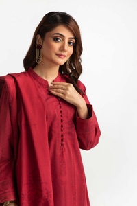 UAE -Chambray Jacquard Dyed Suit KJP-43179