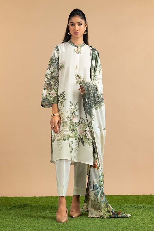UAE -3PC Lawn Printed Suit KJP-43215