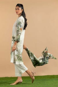 UAE -3PC Lawn Printed Suit KJP-43215