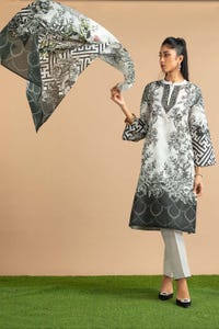 UAE -3PC Lawn Printed Suit KJP-43218