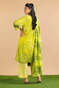 UAE -3PC Lawn Printed Embroidered Suit KJP-43219
