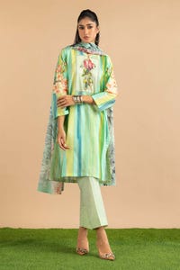 UAE -3PC Lawn Printed Suit KJP-43221