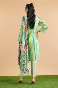 UAE -3PC Lawn Printed Suit KJP-43221