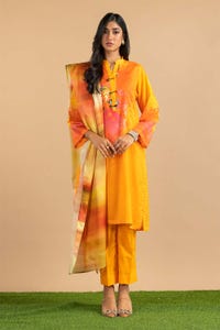 UAE -3PC Lawn Printed Suit KJP-43222