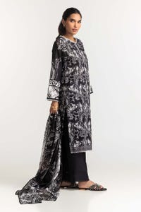 UAE -3PC Lawn Printed Suit KJP-43227
