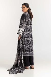 UAE -3PC Lawn Printed Suit KJP-43227