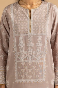 UAE -3PC Lawn Block Printed Suit KJP-43229