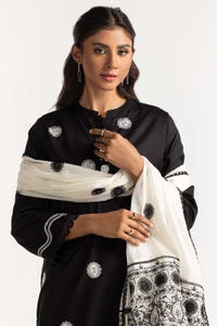 UAE -3PC Lawn Embroidered Suit KJP-43234