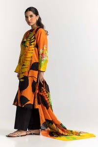 UAE -3PC Lawn Printed Suit KJP-43236
