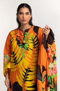UAE -3PC Lawn Printed Suit KJP-43236