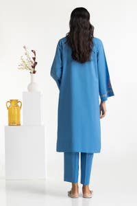 UAE -Paper Cotton Embroidered Co-Ord Set KST-43024