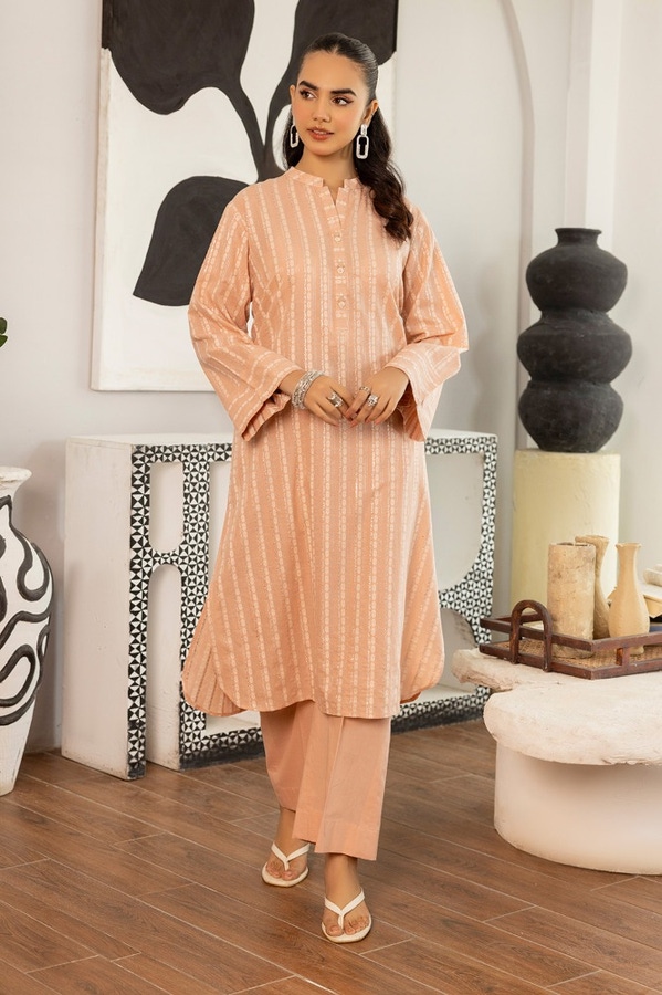 UAE -Lurex Jacquard Shirt and Trouser KST-43032