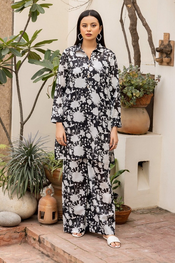 UAE -Cambric Printed Co-Ord Set KST-43036