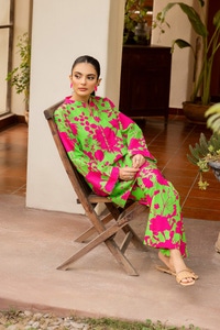 UAE -Cambric Printed Co-Ord Set KST-43037