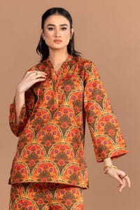 UAE -Cambric Printed Co-Ord Set KST-43043
