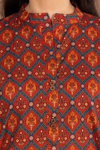 UAE -Cambric Printed Co-Ord Set KST-43045