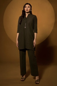 UAE -Seersucker Dyed Co-Ord Set KST-43108