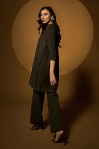 UAE -Seersucker Dyed Co-Ord Set KST-43108