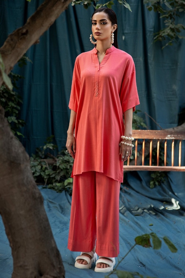 UAE -Yarn Dyed Co-Ord Set KST-43191