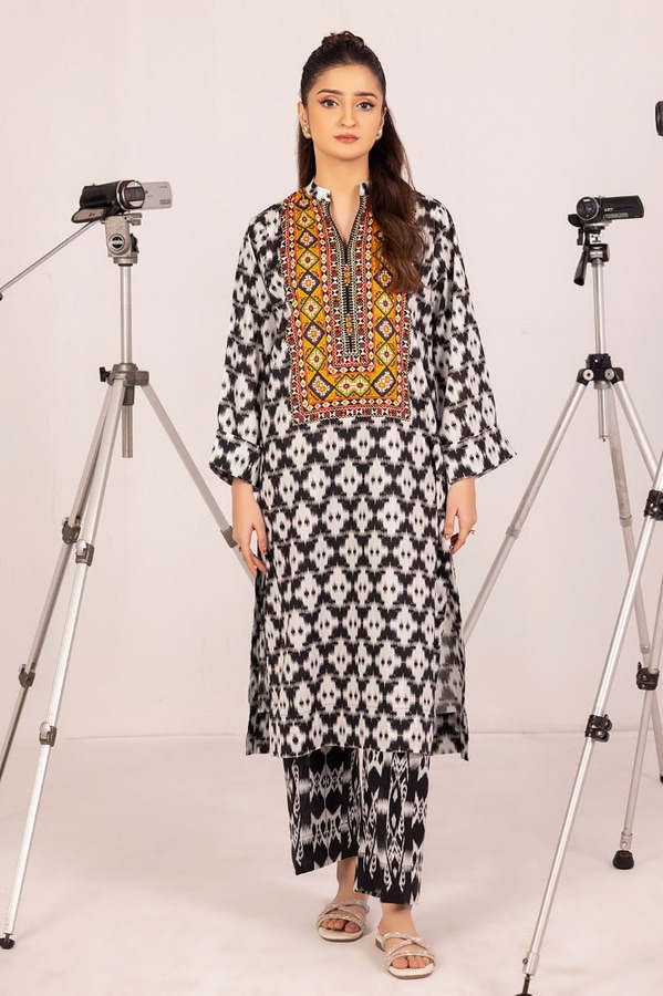 UAE -Cambric Printed Co-Ord Set KST-43203
