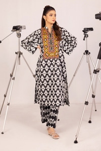 UAE -Cambric Printed Co-Ord Set KST-43203