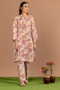 UAE -Cambric Printed Co-Ord Set KST-43259