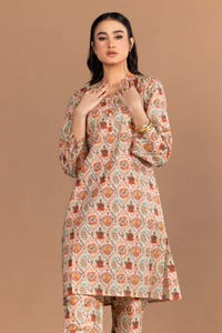 UAE -Cambric Printed Co-Ord Set KST-43261
