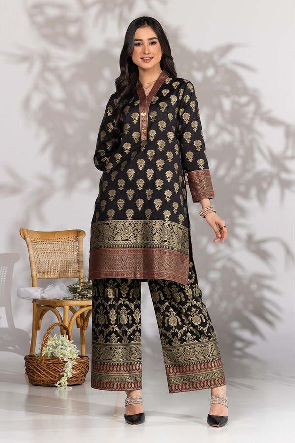 UAE -Jacquard Dyed Co-Ord Set KST-43300