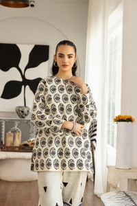 UAE -Dobby Block Printed Co-Ord Set KST-43355