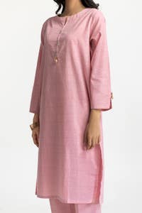 UAE -Lurex Jacquard Embellished Shirt And Trouser KST-43386