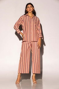 UAE -Yarn Dyed Co-Ord Set KST-43411