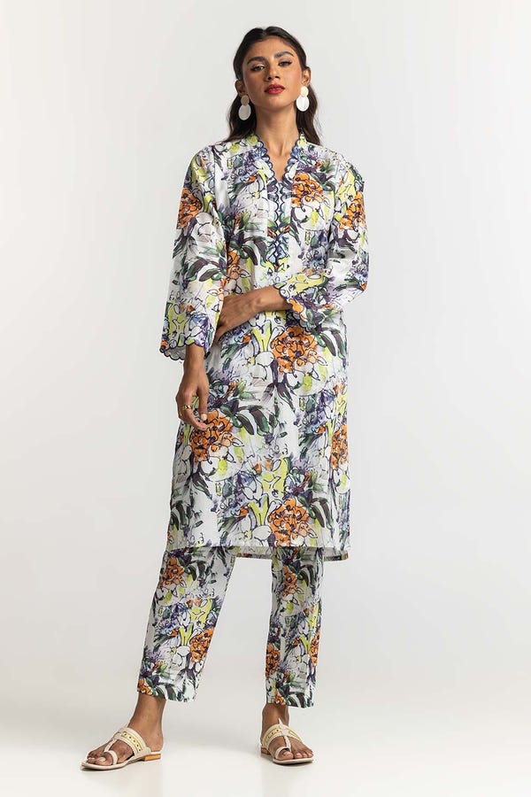 UAE -Lawn Printed Co-Ord Set KST-43447