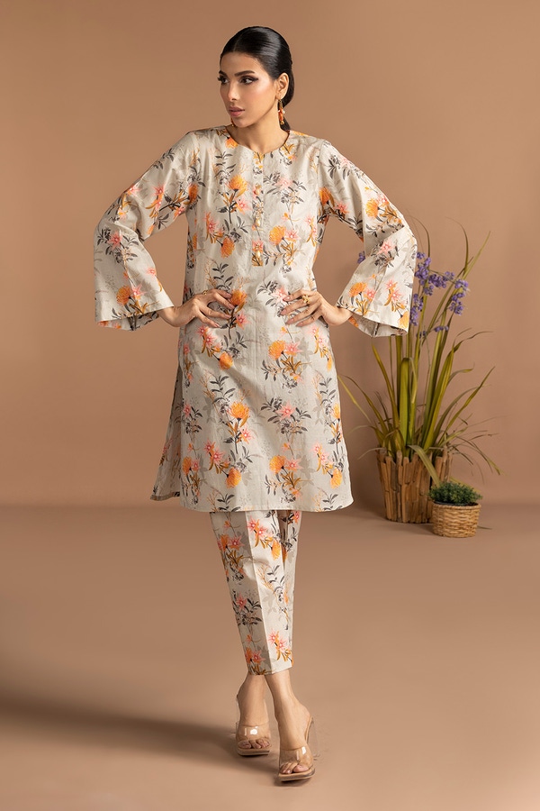 UAE -Dobby Printed Co-Ord Set KST-43521