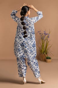 UAE -Dobby Printed Co-Ord Set KST-43527