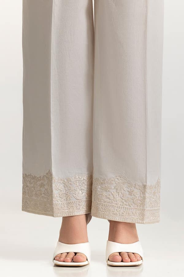 UAE -Lawn Embroidered Trouser KTR-43052