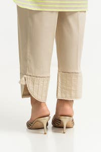 UAE -Dyed Lawn Embellished Trouser KTR-43060