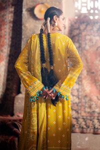 UAE -3 Piece Unstitched Lacquer Printed Lawn Suit CL-52138 A