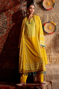 UAE -3 Piece Unstitched Lacquer Printed Lawn Suit CL-52138 A