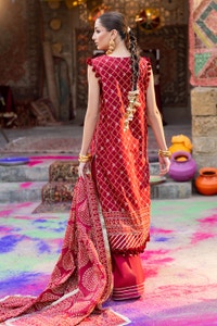 UAE -3 Piece Unstitched Lacquer Printed Lawn Suit CL-52138 B
