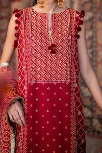 UAE -3 Piece Unstitched Lacquer Printed Lawn Suit CL-52138 B