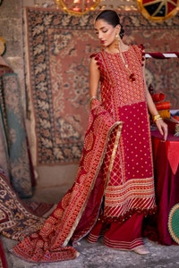 UAE -3 Piece Unstitched Lacquer Printed Lawn Suit CL-52138 B