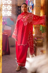 UAE -3 Piece Unstitched Lacquer Printed Lawn Suit CL-52176 A