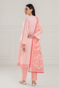 UAE -3 Piece Unstitched Lacquer Printed Lawn Suit CL-52179 A