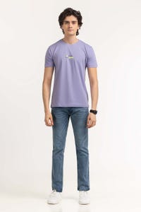 UAE -Lavender Graphic Tee TS-CNSJ23-129