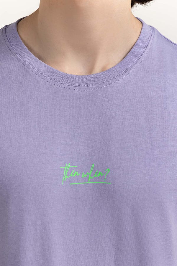 UAE -Lavender Graphic Tee TS-CNSJ23-152
