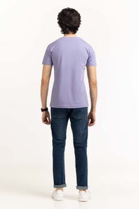 UAE -Lavender Graphic Tee TS-CNSJ23-152