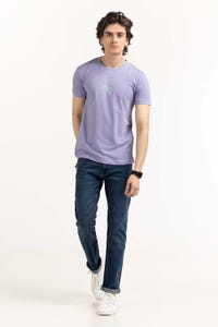 UAE -Lavender Graphic Tee TS-CNSJ23-152